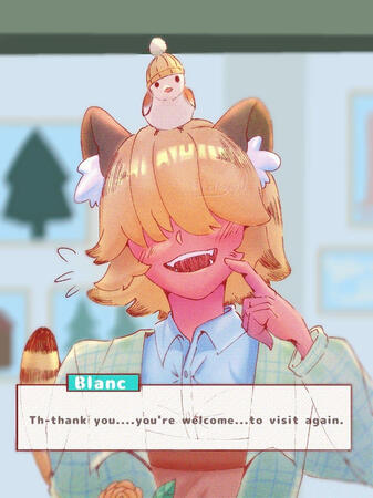 A shy gardener is thanking you! (Heartopia) A shy gardener is thanking you! (Heartopia)