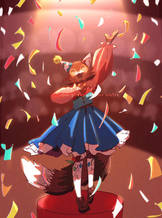 Circus cat's performance